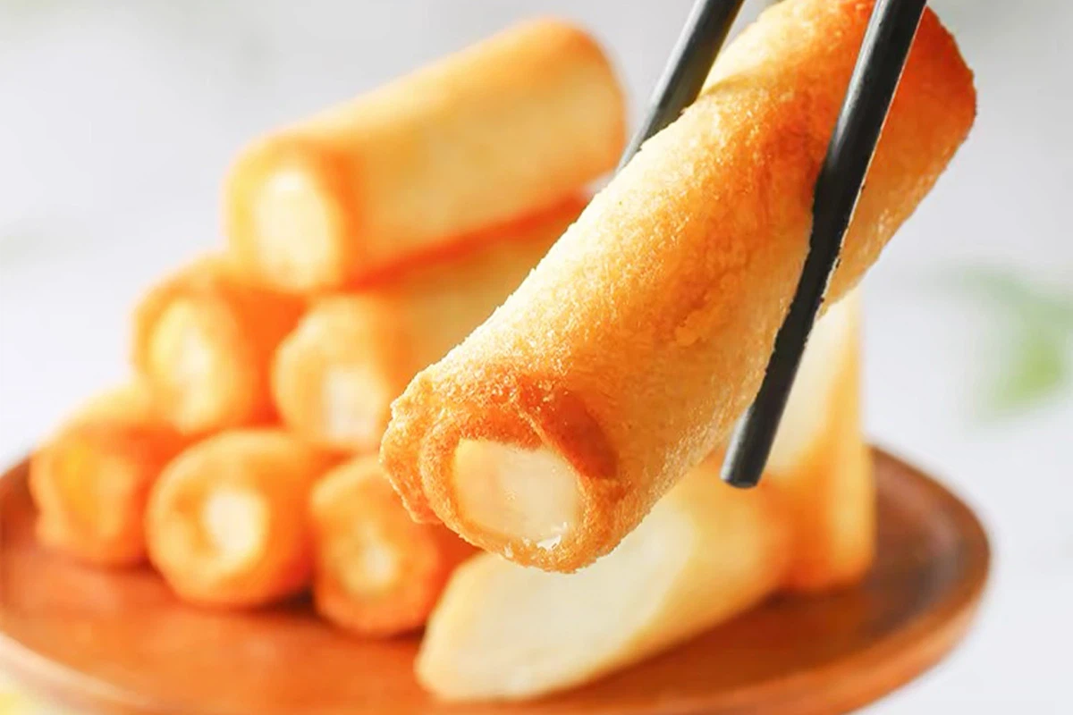 Crispy milk roll in stock Crispy milk roll in stock